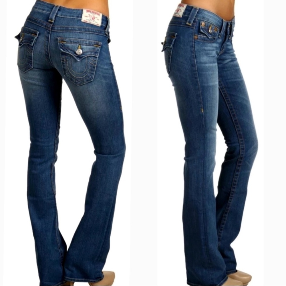 True Religion Jeans TONY Y2K Low Rise Boot cut 2000's size 26